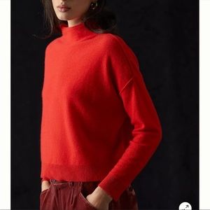Anthropologie The Alani Cashmere Mock Neck Sweater NWOT